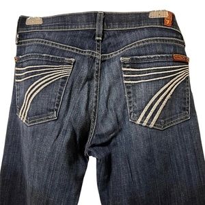 Preloved Seven for all Mankind Dojo bell bottom jeans size 27.